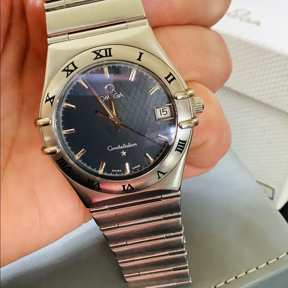 GORGEOUS Mens OMEGA CONSTELLATION watch w/ box 🔥🔥